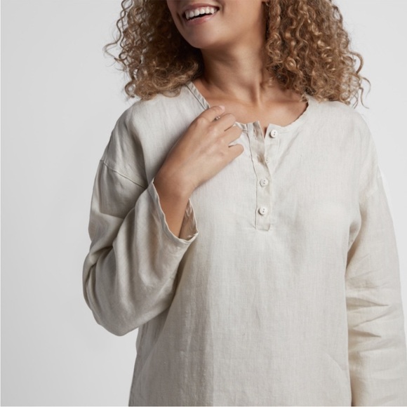 Parachute Linen long sleeve dress - Picture 3 of 7